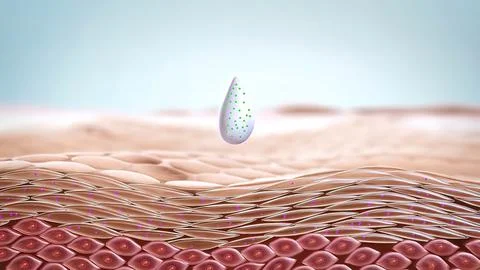 The moisture barrier is the outermost layer. Stock Illustration