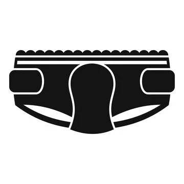 Moisture diaper icon, simple style Stock Illustration
