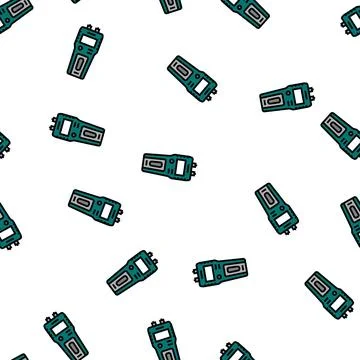 Moisture meter carpenter digital device vector seamless pattern Illustrazione stock