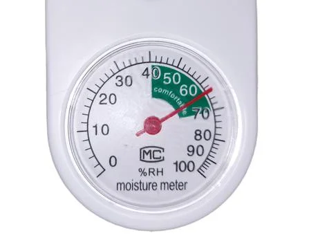 Moisture meter isolated on white background Fotos Stock