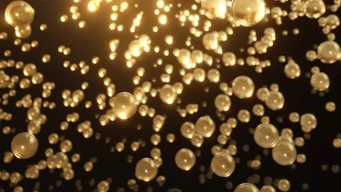 Moisturizing bubble blobs or drops 3D animation design. Stock Footage 163411464