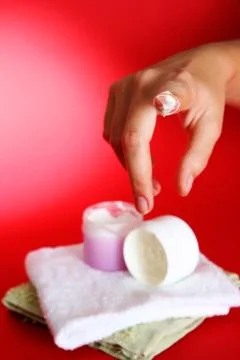Moisturizing cream Stock Photos
