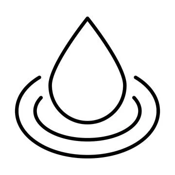 Moisturizing oil drop icon vector for cosmetic product, graphic design, log.. Stock Illustration