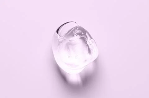 Moisturizing or anti-aging face cream with hyaluronic acid or salicylic acid. Stock Photos