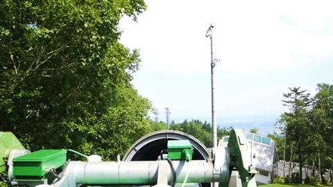 Moiwa Ropeway is a skyscraper Vídeos de archivo 94763444