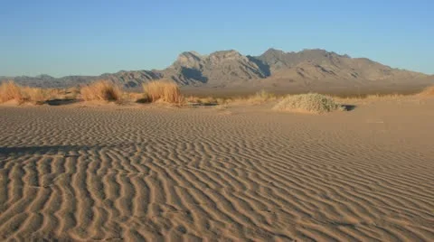 Mojave Desert Dunes Stock Footage 11959274