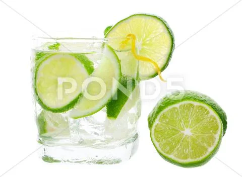 Mojito and lime Stock Photos