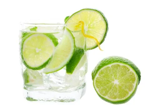 Mojito and lime Stock Photos