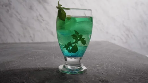 Mojito cocktail on the background Stock Footage 244952352
