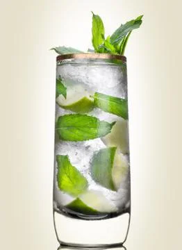 Mojito cocktail Isolated Stock Photos