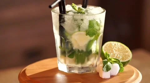 Mojito coctail Stock Footage 67593711