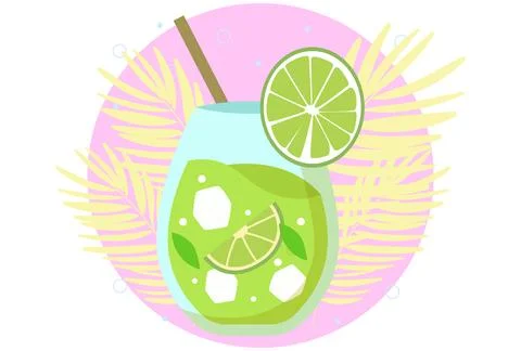 Mojito Concept Illustration Stock Illustration