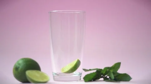 Mojito cooler cocktail Stock Footage 77332055