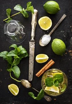 Mojito ingredients Stock Photos