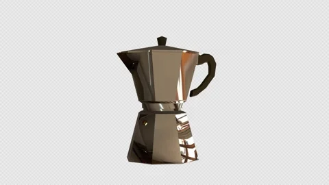 The moka coffee maker Stock Footage 317828420