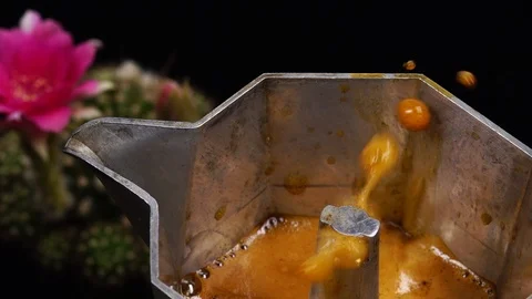 Moka Pot Coffee Stock Footage 127272515