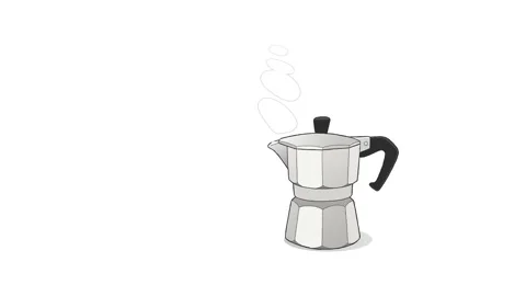Moka pot Stock Footage 206294616