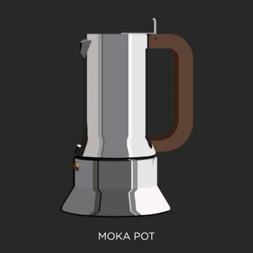 Moka Pot Stock Illustration