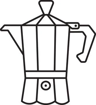 Moka pot Stock Illustration