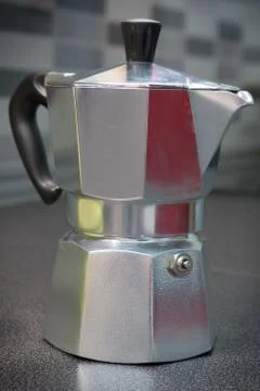 Mokka pot Stock Photos