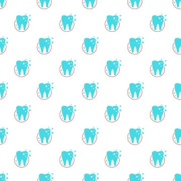 Molar pattern seamless Stock Illustration