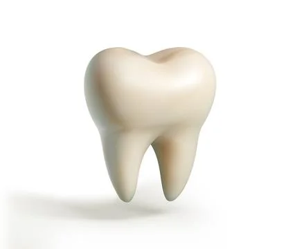 Molar Tooth vector 3d icon Stock Illustration
