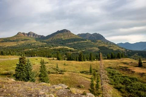 Molas Pass Overlook Stock Photos