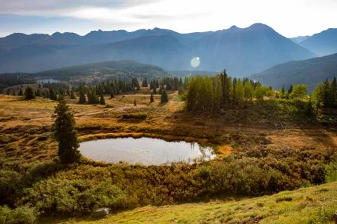 Molas Pass Overlook Stock Photos