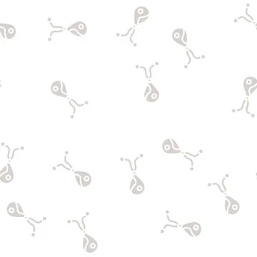 Mold bacteria glyph icon vector isolated illustration Illustrazione stock