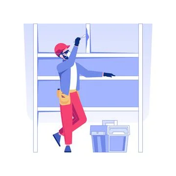 Mold inspection isolated concept vector illustration. Ilustración de archivo