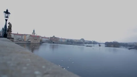 Moldau Prague Stock Footage 123687759