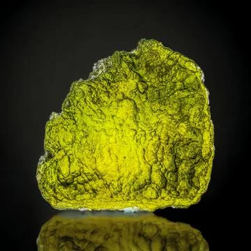 Moldavite Foto stock