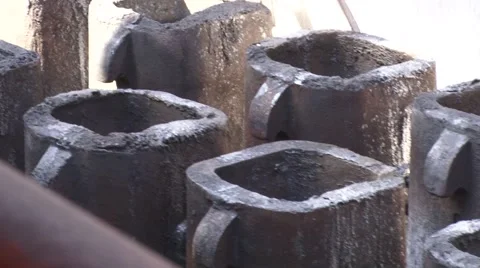 Molding and Casting Stock Footage 43970898