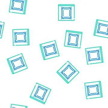 Molding and millwork vector seamless pattern Stock Illustration