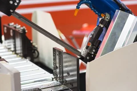 Molding made with 3D printing inserted into an injection molding machine to r Stock Photos