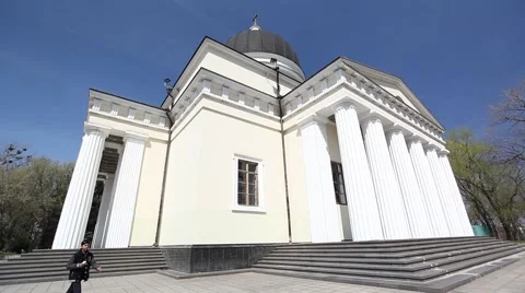 Moldova Cathedral in Chisinau Stock Footage 61134436