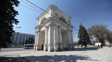 Moldova the Cathedral Stock Footage 61134274