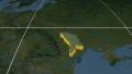 Moldova extruded. Blue Marble. Graticule. 4k or 4k+ Resolution