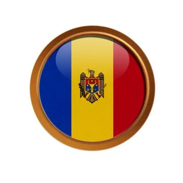 Moldova flag Stock Illustration