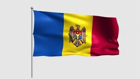 Moldova flag - Pack 1 Stock Footage 339733613