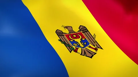 Moldova Flag - Pack 2 Stock Footage 339733027