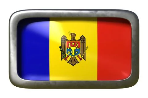Moldova flag sign Stock Illustration