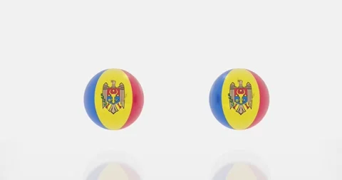Moldova flag symbol Stock Footage 195213713