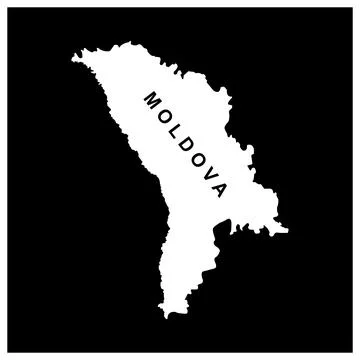 Moldova map design Stock Illustration
