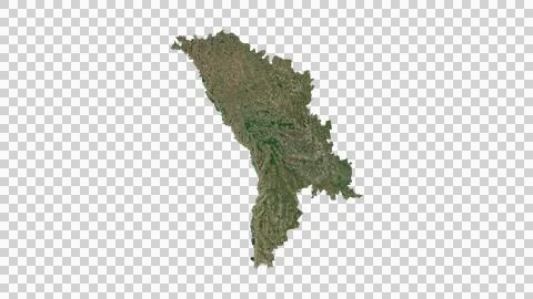 Moldova Map Stock Illustration