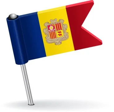 Moldova pin icon flag. Vector illustration Stock Illustration