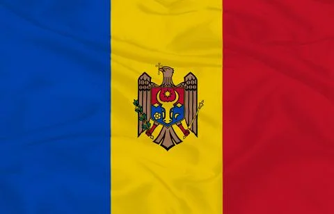 Moldova texture Flag Stock Illustration