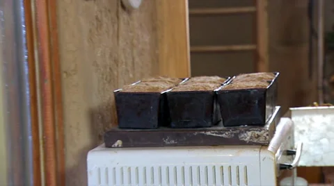 Molds For Homemade Bread Stock Footage 66311091