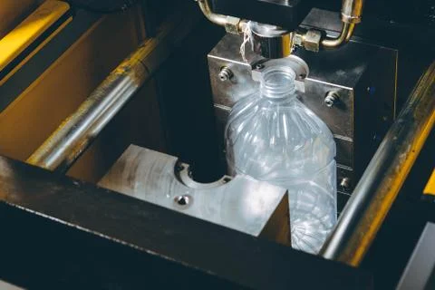 Molds for plastic bottles Stock Photos