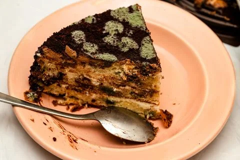 Moldy cake Stock Photos